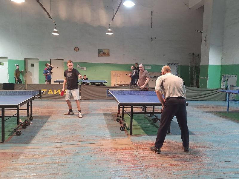 Товарищеская встреча по настольному теннису команд города Енакиево и Горловки.