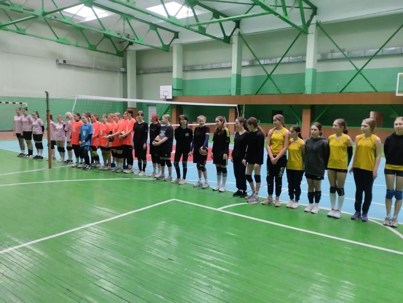 Младшая сборная команда девочек секции по волейболу заняла первое место в Новогоднем турнире.