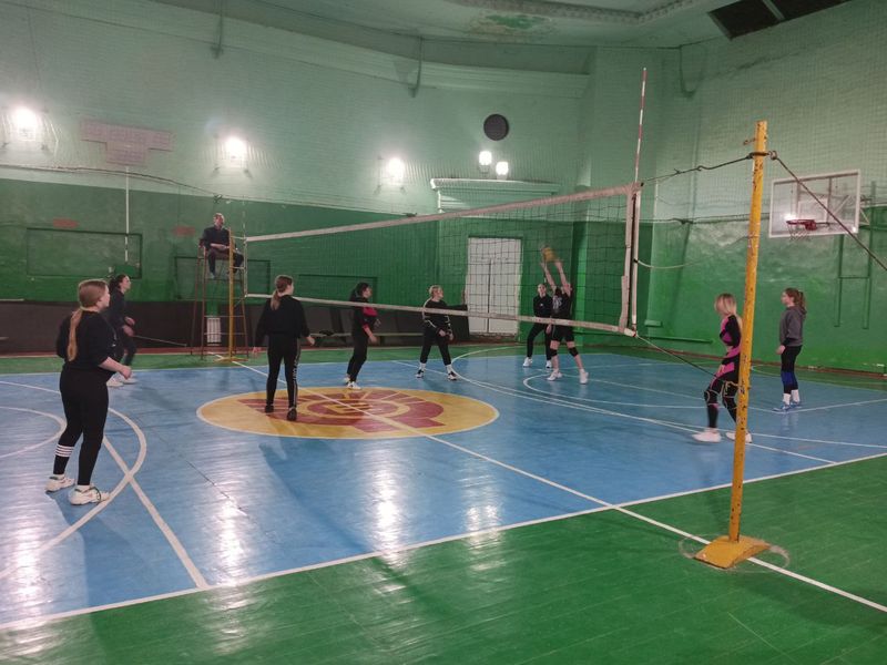 Товарищеская встреча по волейболу женских команд Енакиево и Пантелеймоновки.